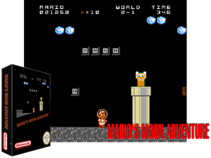 Mario's Moon Adventure (SMB1 Hack) [a1] Cover